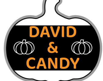 Personalized Pumpkin shaped cookie cutter with name | Halloween Cookie Cutter
