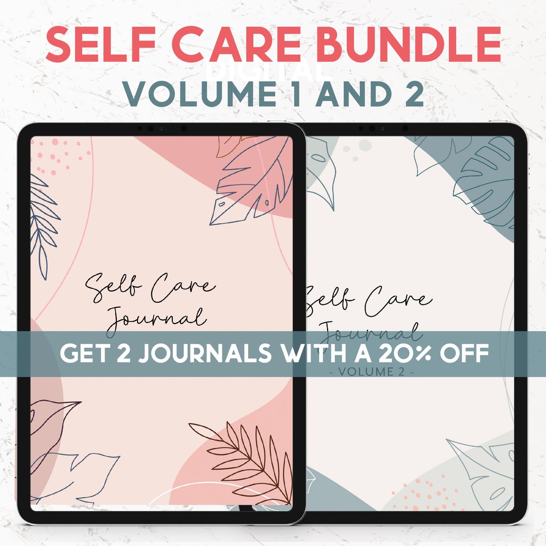 Self Care Journal Digital Bundle, Self Love Journal, Self Care Digital ...