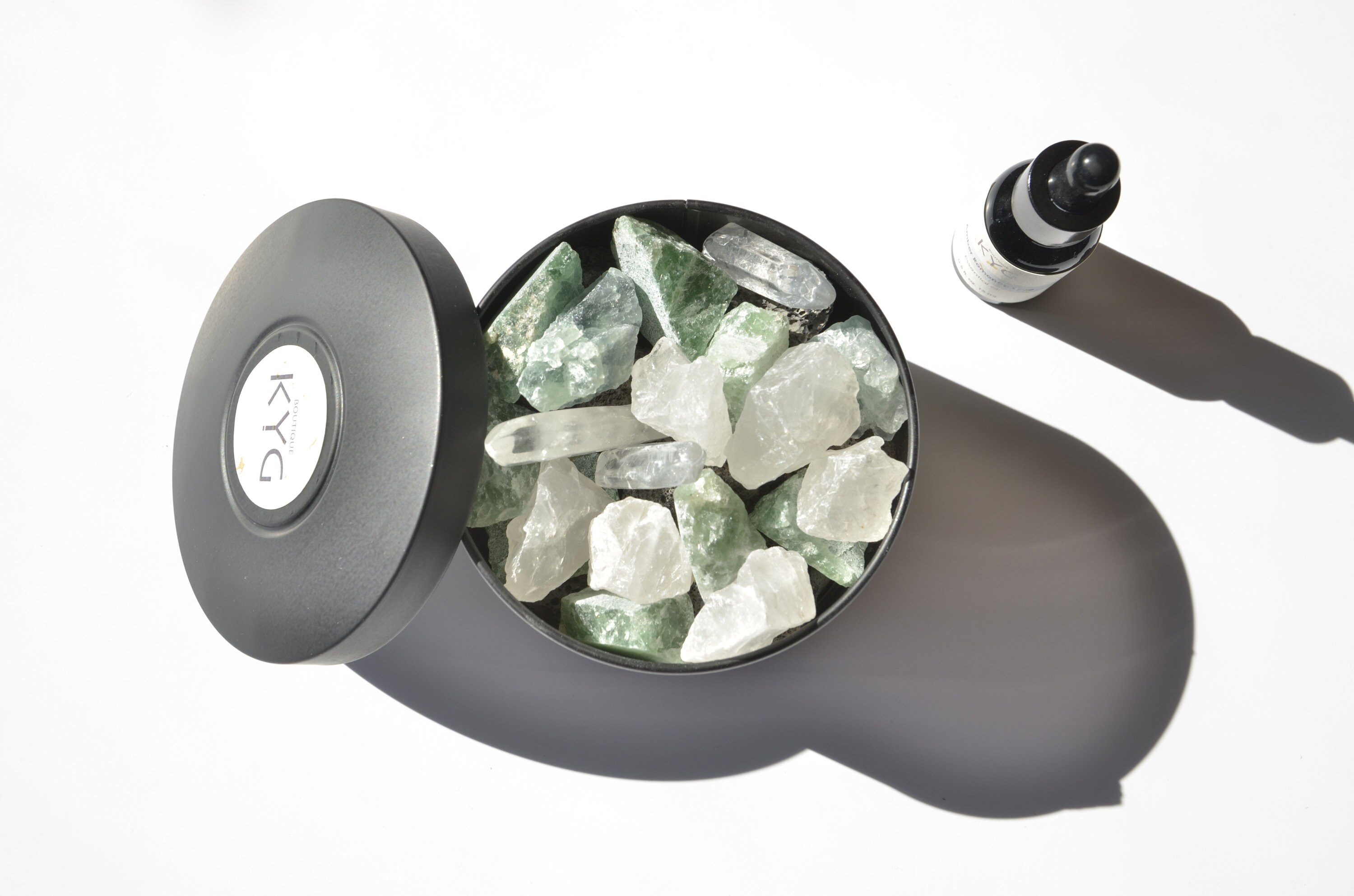 Aroma Crystal Stone Diffuser & Essential Oil Set Quartz Etsy