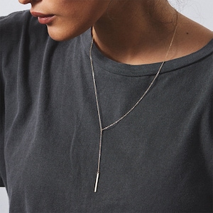 Geometrische Quaste Anhänger Halskette, Einfache und Stilvolle Halskette 14K Vergoldet, Gold und Silber