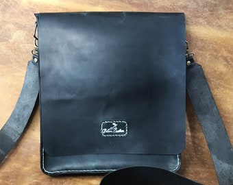 Leather Messenger Bag | Leather Tablet Bag | Leather Shoulder Bag