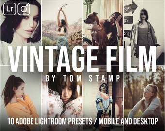 10 Mobile LIGHTROOM Presets, Polaroid Filters, Film Camera Filters, Vintage look, Blogger and Influencer Presets/Filters, Instagram Filters
