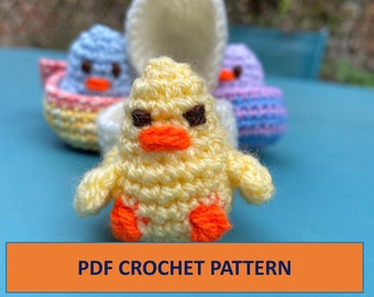 PDF CROCHET PATTERN Chick and Egg/ Chicken/ Hen/Easter Egg/Easter Gift/Pattern/Tutoriel