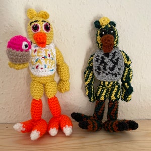 PDF CROCHET PATTERN Five Nights at Fredbear's Creepy Animatronic Bear Bird Bunny Fox Crochet Amigurumi. image 9