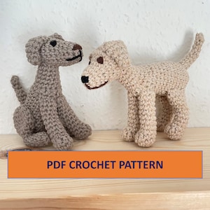 PDF PATRÓN DE GANCHILLO Patrón Labrador Retriever Perro Cachorro Amigurumi
