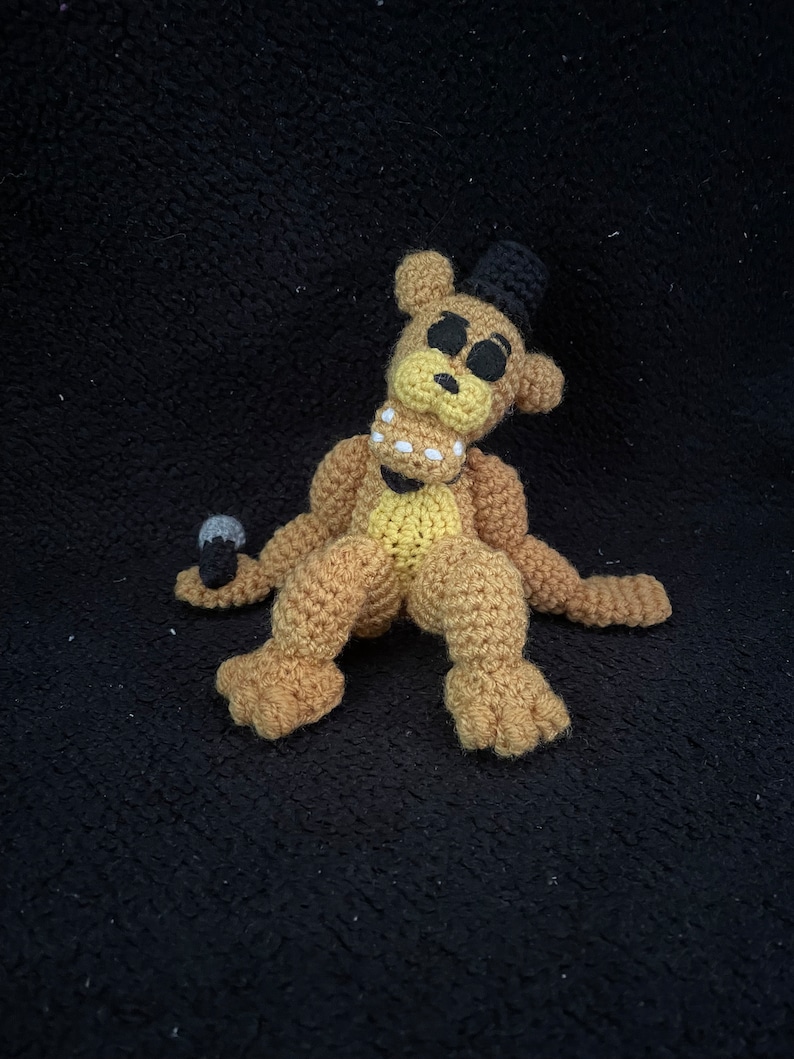 PDF CROCHET PATTERN Five Nights at Fredbear's Creepy Animatronic Bear Bird Bunny Fox Crochet Amigurumi. image 7