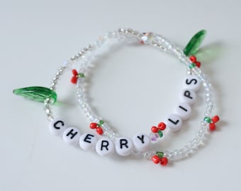 CHERRY LIPS Bracelet / 1989 Inspired / The Eras Tour / Blank Space Lyrics