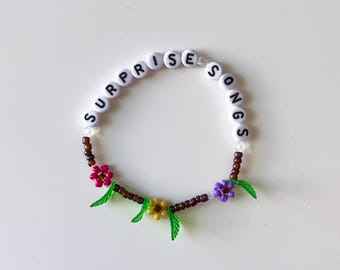 Eras Tour Surprise Songs Bracelet: Beaded Friendship Jewelry