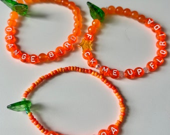 FLORIDA Bracelet / F*ck Me Up Florida Bracelet / Orange Bird Bracelet / Friendship Bracelet