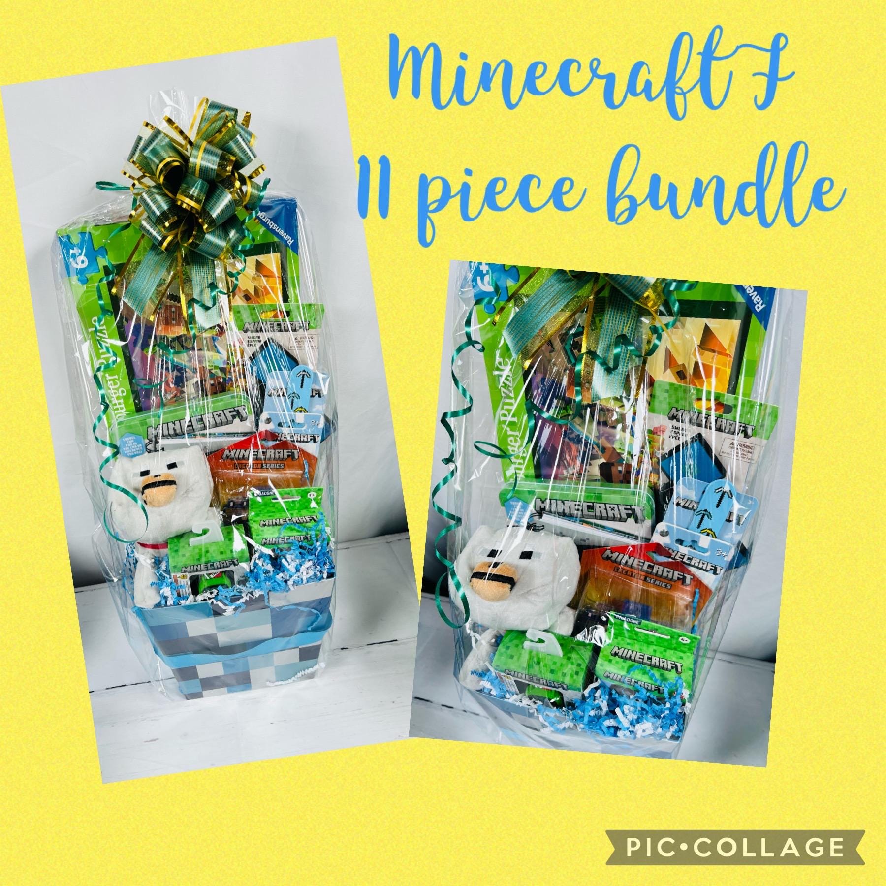 Minecraft Themed Easter Baskets | Prefilled Easter Basket | Deluxe ...