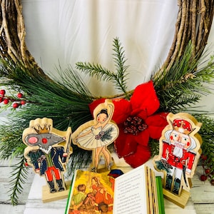 Elf Doll Nutcracker Prince Mischief Kit: Miniature Book & Wooden Figures