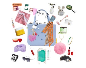 Themen-Frauen-Taschen-Bundle: Damen-Accessoires Geschenk in Silikon-Tasche