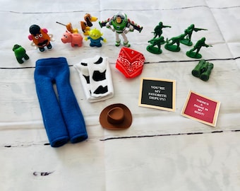 Sheriff Deputy Elf Costume Kit: Toy Story Elf Props