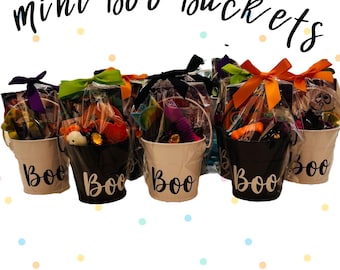 READY TO SHIP** Mini Halloween 3” Boo Basket - Toys & Candy Treat - Kids Party Favor