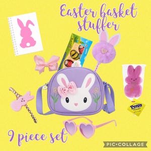 8-delige cadeauset paasmandje stuffer meisjes paasaccessoires paasmandje cadeau-idee meisjes paasspeelgoed paassnoep
