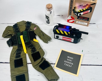 elf ghostbuster kit: elf doll kit, elf clothes, elf doll props, elf ghost accessory