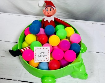 Elf Doll Ball Pit Nightly Prop Activity: Elf Christmas activity and prop set