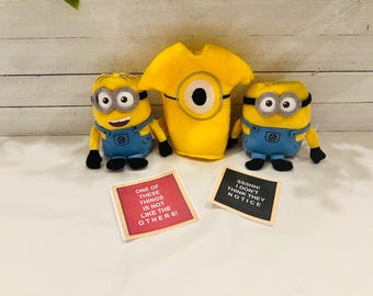 Minion Elf Doll Kit: Imposter Minion Outfit, plush minions & Signs