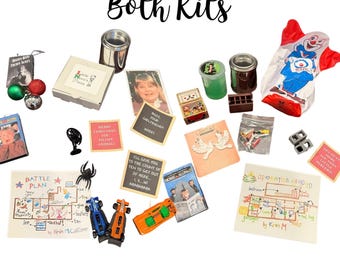 Home Alone Elf Kit: Mischievous Elf Props, Wet Bandits Battle Plan