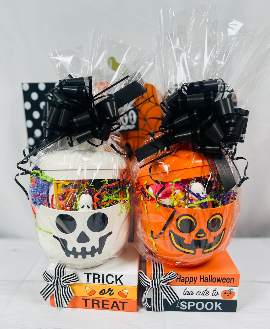 Spooky Halloween Bucket | Prefilled Mini Lego Bucket With