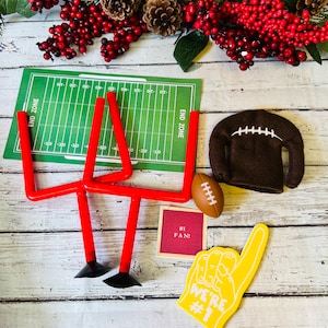 2024 Football Elf Doll Christmas Elf Daily Mischievous Kit Elf prop Elf Outfit Elf kit NIghtly Elf Prop