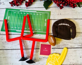 Football Elf Doll Christmas Elf Daily Mischievous Kit Elf prop Elf Outfit Elf kit NIghtly Elf Prop
