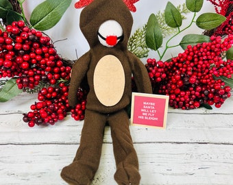 Kit de disfraz de elfo reno Rodolfo: accesorio de elfo navideño