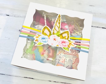 Unicorn Party Favor Box: Kids Birthday Gift Set
