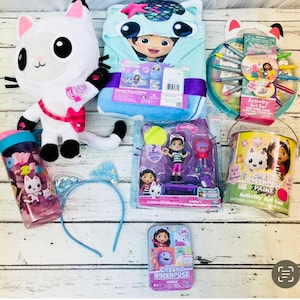 8 piece deluxe Gabby’s Dollhouse Themed gift Basket Kids gift basket prefilled basket pretend play kids prefilled easter basket girls Easter