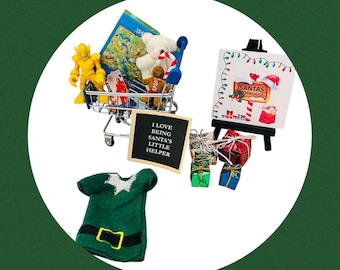 Santa's Little Helper Elf Kit: Miniature Elf Props & Clothes
