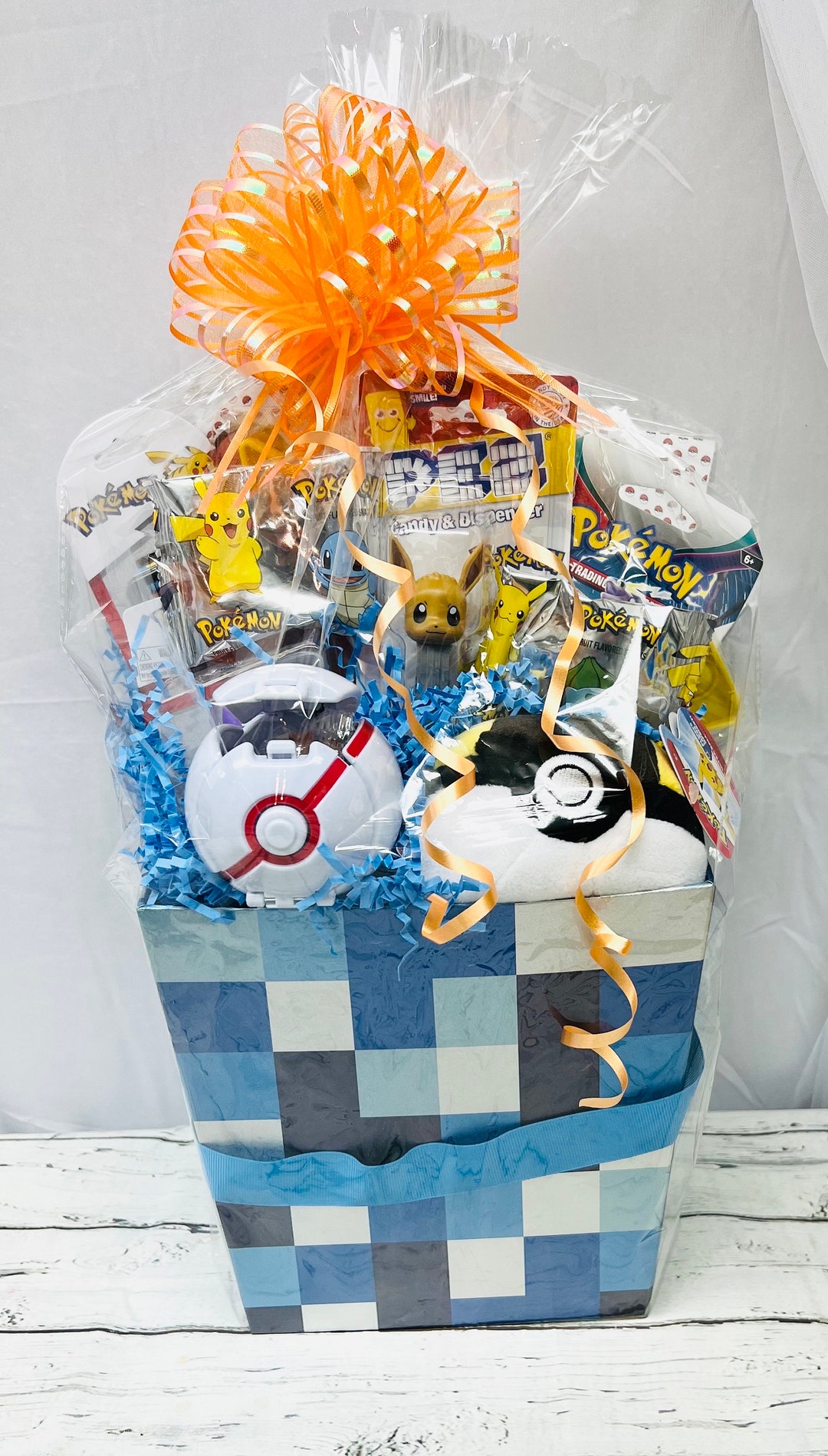 12 Piece Pokemon Gift Basket Boys Gift Pokemon Gift Boys Etsy