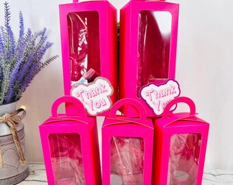 Pink Fashion Doll Party Favors: Prefilled Gift Box, Sunglasses, Bracelet
