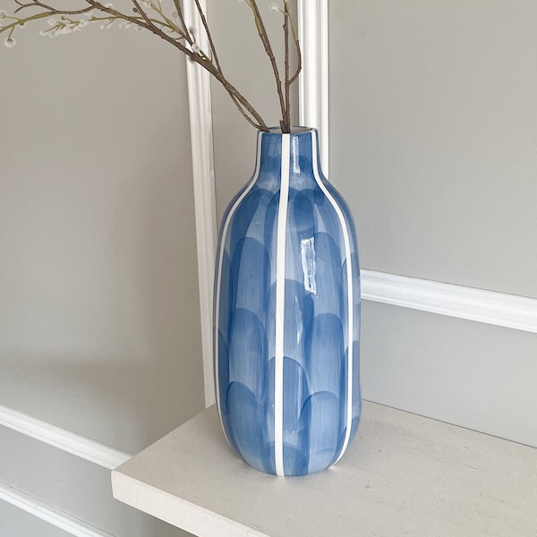 Extra Tall Glass Floor Vase Etsy UK