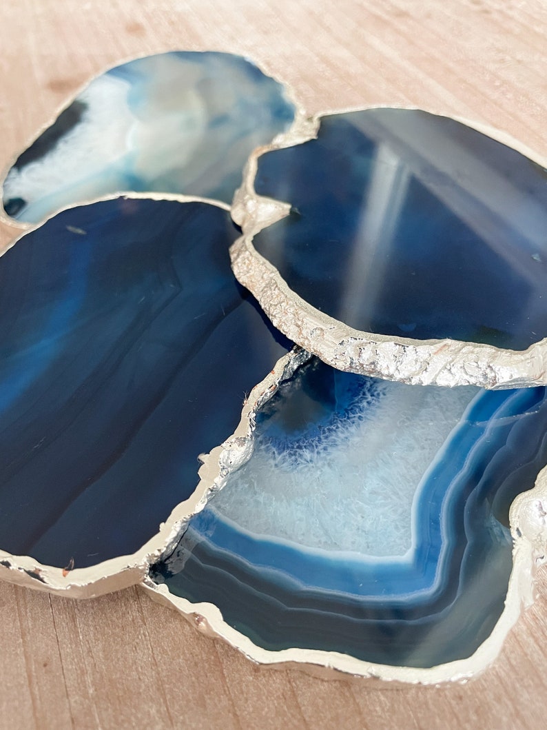FloydhomeBoutique Agate Stone Coasters - Thumbnail 4