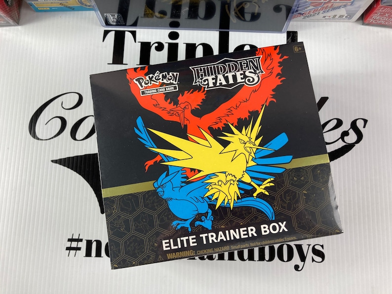 Pokémon Hidden Fates ETB | Etsy