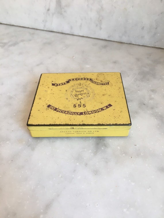 555 cigarettes original Vintage Cigarette Tin State Express 555