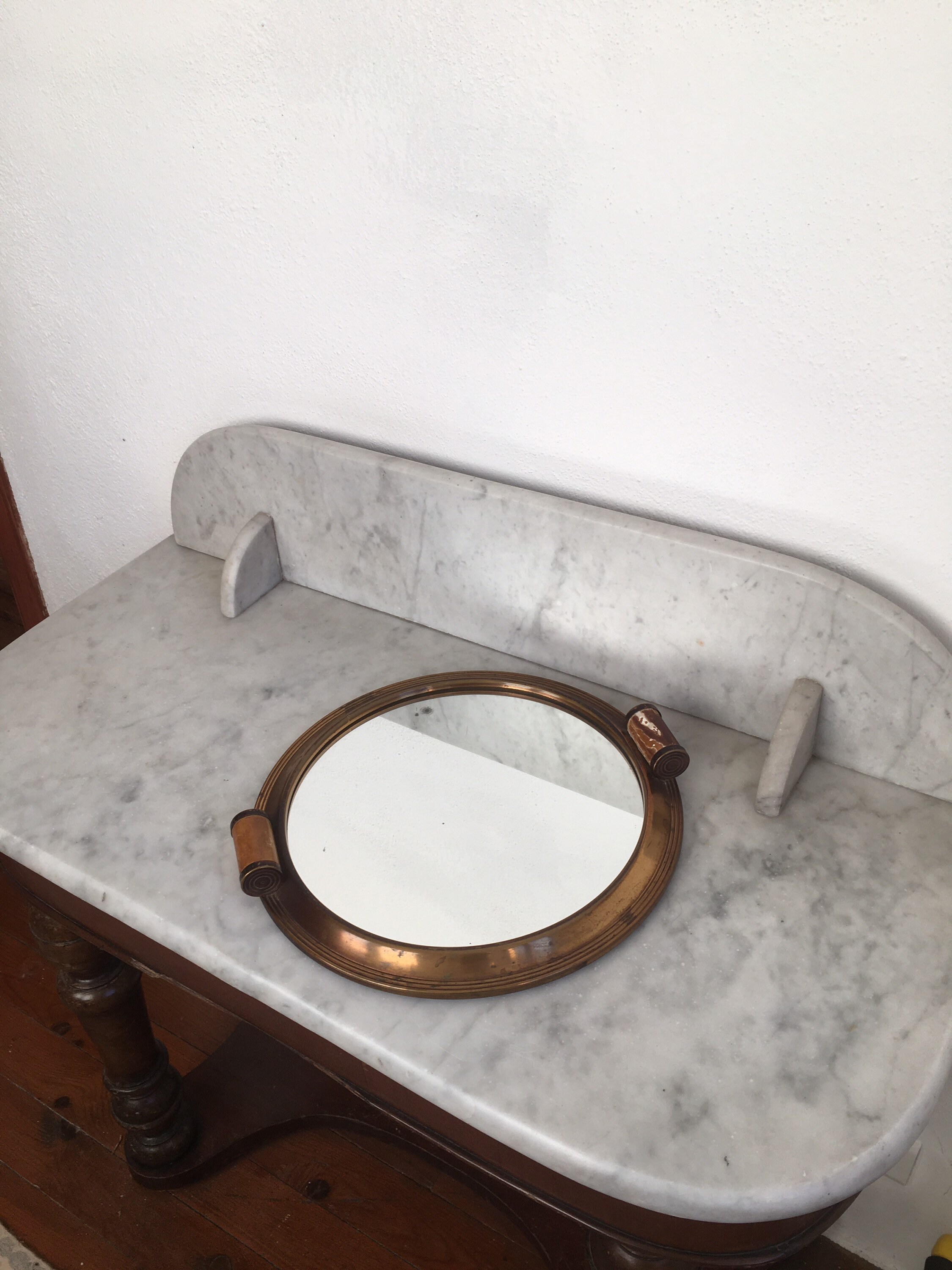 Plateau Miroir Art Déco Français