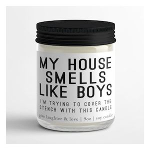 My House Smells Like Boys...Soy Candle