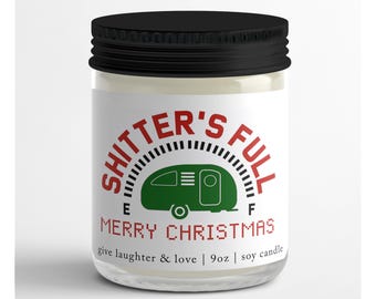 Shitter's Full | Christmas Vacation movie | Soy Candle