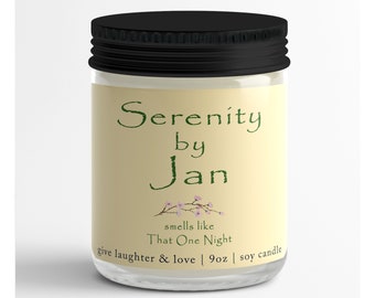 Serenity by Jan... Smells Like That One Night ...Soy Candle | The Office