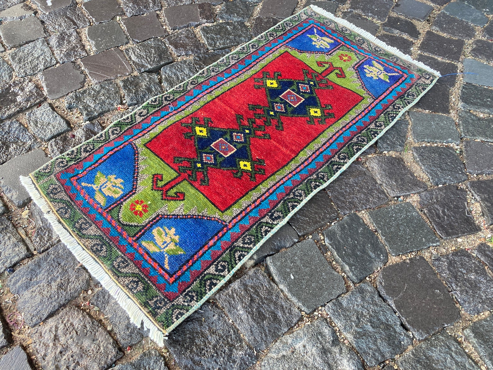 Kitchen rug Small rug Doormats Vintage rug Handmade rug Etsy