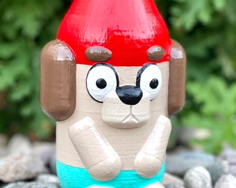 Hand Painted Dog Gnome - Tony