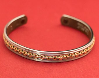 24K Gold Electro Plated Medieval Cuff Bracelet 8 Inches F16 Etsy