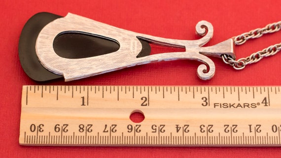 Vintage Gothic Style Statement Large Pendant Neck… - image 4