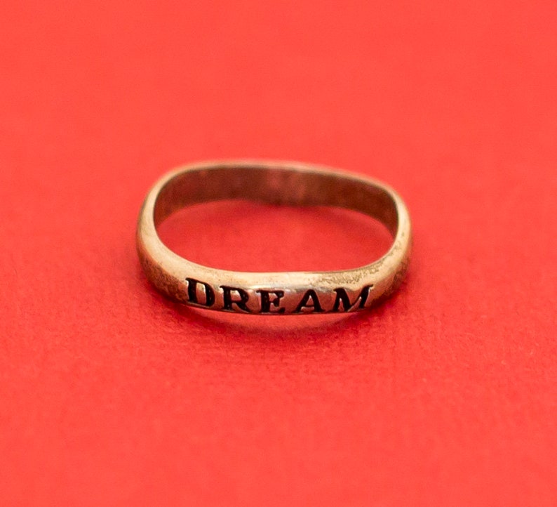 F5 Word Dream Ring Sterling Silver Avon Size 8