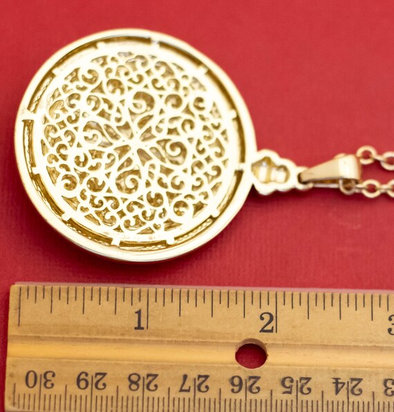 30 inch, Vintage Gold Tone Compass-shaped Stylish… - image 3