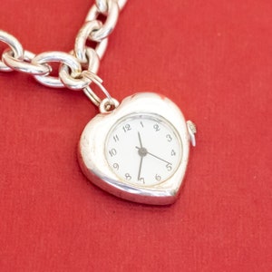 8 inch, Vintage Chain Link Pendant Watch - F47