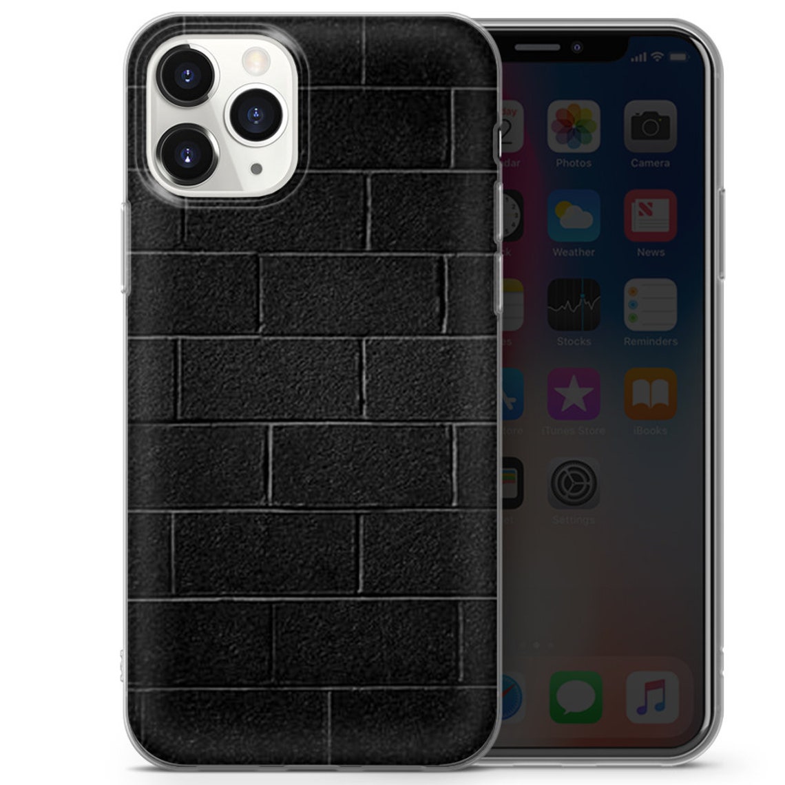 Brick Wall Phone Case Cover Fit for iPhone 12, 8, XS, XR, 11 Pro