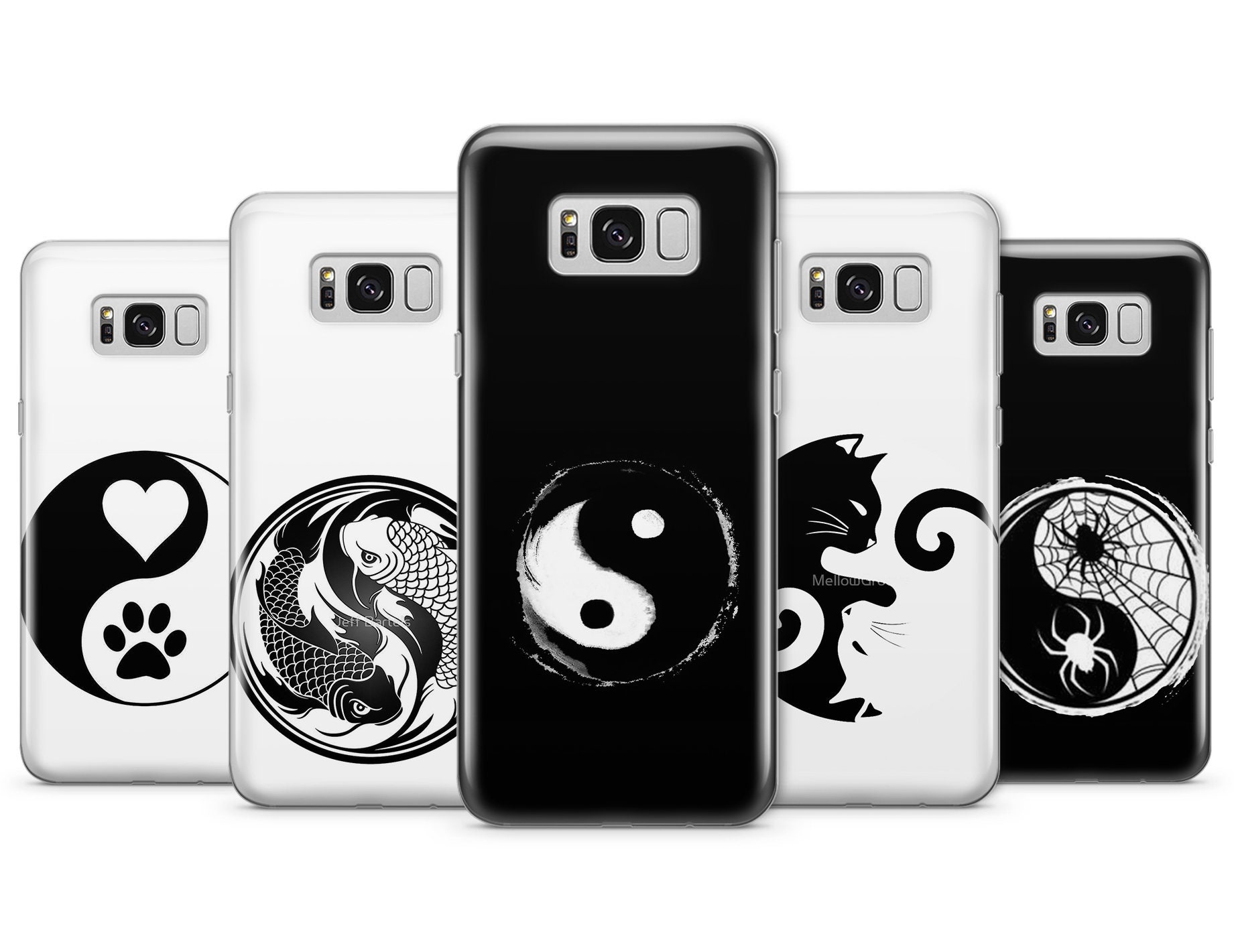 Yin Yang Phone Case for iPhone 12 8 XS XR 11 Pro Samsung Etsy.de