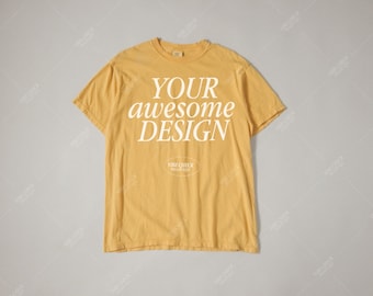 Comfort Colors 1717 Mockup: Mockup di maglietta senape (file digitale JPEG)